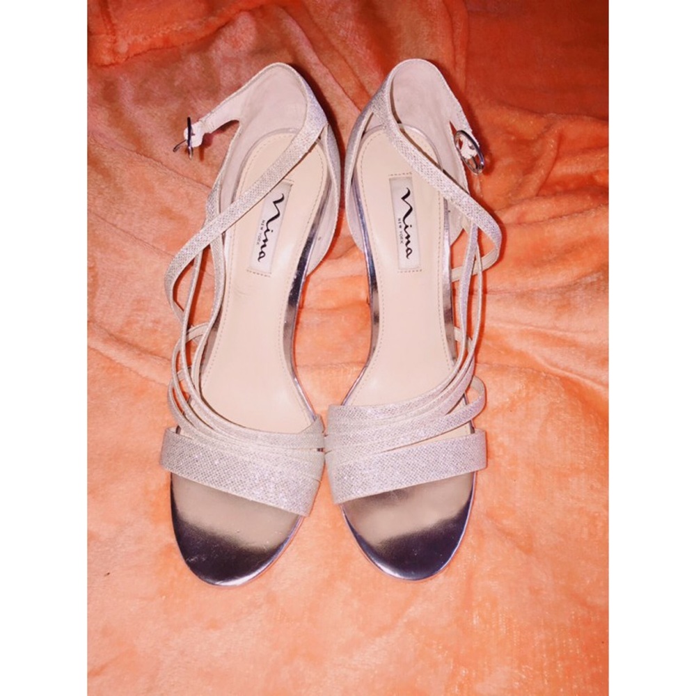 Nina Silver Heels